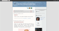 Desktop Screenshot of falaresdanossalingua.blogspot.com
