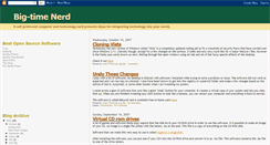 Desktop Screenshot of bigtimenerd.blogspot.com