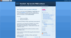 Desktop Screenshot of favesoft.blogspot.com