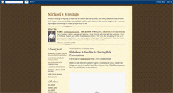 Desktop Screenshot of michaelkraussmusings.blogspot.com