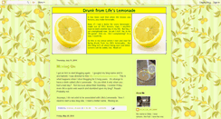 Desktop Screenshot of drunkfromlifeslemonade.blogspot.com