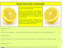 Tablet Screenshot of drunkfromlifeslemonade.blogspot.com