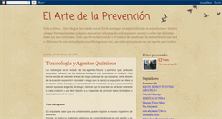 Desktop Screenshot of elartedelaprevencion.blogspot.com