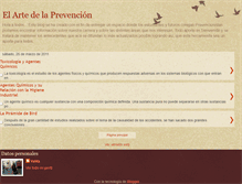 Tablet Screenshot of elartedelaprevencion.blogspot.com