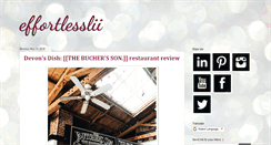 Desktop Screenshot of effortlesslii.blogspot.com
