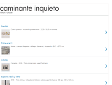 Tablet Screenshot of caminanteinquieto.blogspot.com