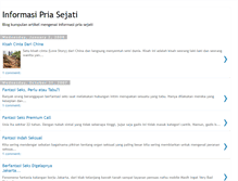 Tablet Screenshot of info-pria.blogspot.com