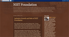 Desktop Screenshot of niitfoundation.blogspot.com