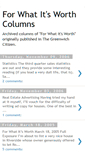 Mobile Screenshot of forwhatitswortharchives.blogspot.com