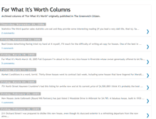 Tablet Screenshot of forwhatitswortharchives.blogspot.com