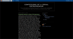 Desktop Screenshot of confessionsserialentrepreneur.blogspot.com