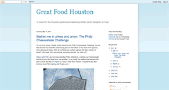 Desktop Screenshot of greatfoodhouston.blogspot.com