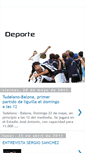 Mobile Screenshot of deporteenlalinea.blogspot.com