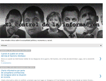 Tablet Screenshot of elcontroldelainformacion.blogspot.com