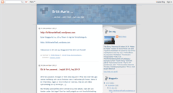 Desktop Screenshot of brittmariefrisell.blogspot.com