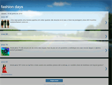 Tablet Screenshot of hellofashiondays.blogspot.com