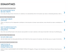 Tablet Screenshot of domaintimes.blogspot.com