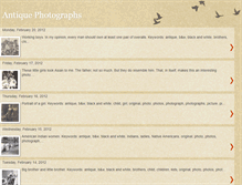Tablet Screenshot of antiquephotographs.blogspot.com