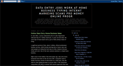 Desktop Screenshot of data-entry-jobs.blogspot.com