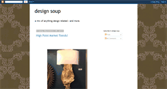 Desktop Screenshot of designsoupblog.blogspot.com