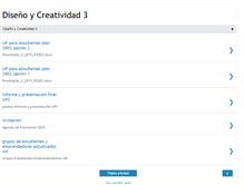 Tablet Screenshot of disenoycreatividad3.blogspot.com