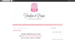 Desktop Screenshot of latelierdefanfanetpoupi.blogspot.com