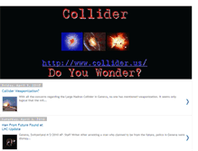 Tablet Screenshot of colliderman.blogspot.com