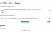 Tablet Screenshot of elcorillodelnegro.blogspot.com