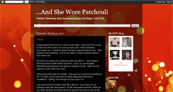 Desktop Screenshot of andsheworepatchouli.blogspot.com