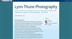 Desktop Screenshot of lynnthunephotography.blogspot.com