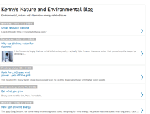 Tablet Screenshot of kennysenvironment.blogspot.com