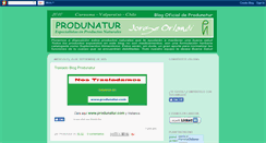 Desktop Screenshot of produnatur.blogspot.com