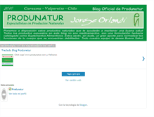 Tablet Screenshot of produnatur.blogspot.com