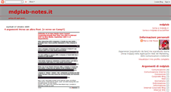 Desktop Screenshot of mdplab-notes.blogspot.com