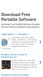 Mobile Screenshot of downloadfreeportablesoftware.blogspot.com