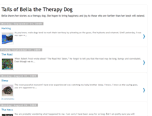 Tablet Screenshot of bellathetherapydog.blogspot.com