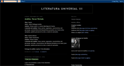 Desktop Screenshot of literatura-universal.blogspot.com