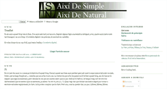 Desktop Screenshot of aixidesimpleaixidenatural.blogspot.com