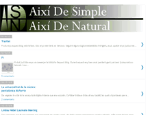 Tablet Screenshot of aixidesimpleaixidenatural.blogspot.com