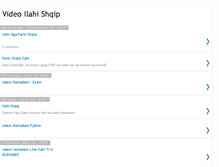 Tablet Screenshot of ilahishqipvideo.blogspot.com