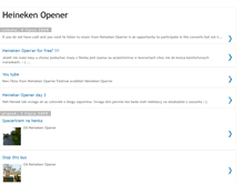 Tablet Screenshot of heinekenopener.blogspot.com