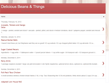Tablet Screenshot of deliciousbeansandthings.blogspot.com