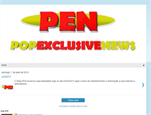 Tablet Screenshot of popexclusivenews.blogspot.com