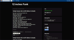 Desktop Screenshot of 12inchesfunk.blogspot.com