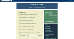 Desktop Screenshot of eldiariodeandres.blogspot.com