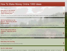Tablet Screenshot of how-to-make-money-online-1000ideas.blogspot.com