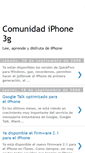 Mobile Screenshot of comunidadiphone3g.blogspot.com
