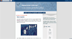 Desktop Screenshot of migraciones--internas.blogspot.com