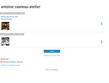 Tablet Screenshot of antoinecosneau.blogspot.com