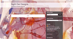 Desktop Screenshot of nightowldesigns.blogspot.com